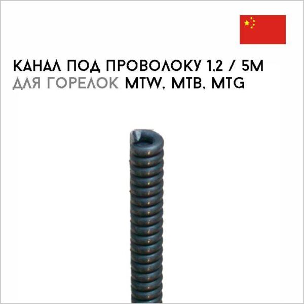 Канал под проволоку 1,2 / 5м Iø1,9x1,5мм арт. 40,0002,0042,005