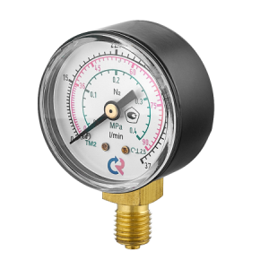 Манометр ТМ-210Р.00(0-90/37L/min (0,4MPa)M12х1,5.2,5.N2 (Азот) ПОВЕРЕННЫЙ