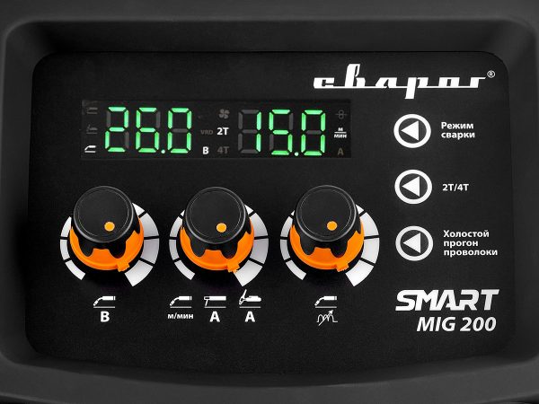 REAL SMART MIG 200 BLACK (N2A5) +маска хамелеон и краги