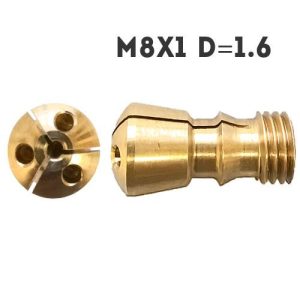 Цанга укороченная 507 М8х1 d=1,6мм