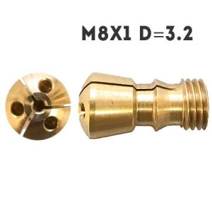 Цанга укороченная 507 М8х1 d=3,2мм