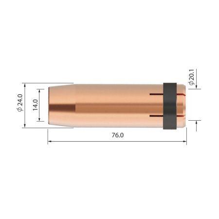 473287815_soplo-silno-konicheskoe.jpg Сопло сильно коническое 14,0мм / 76,0мм / 2,5мм (1 уп. - 5 шт.)