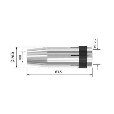473290394_soplo-silno-konicheskoe.jpg Сопло сильно коническое 10,0мм / 63,5мм / 1,4мм (1 уп. - 5 шт.)