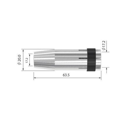473290396_soplo-tsilindricheskoe-172mm.jpg Сопло цилиндрическое 17,2мм / 63,5мм / 1,4мм (1 уп. - 5 шт.)